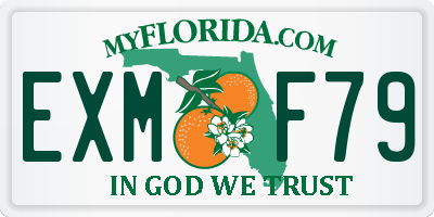 FL license plate EXMF79