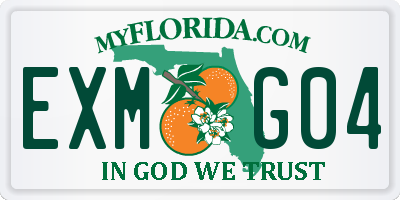 FL license plate EXMG04