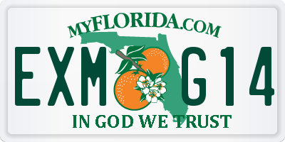 FL license plate EXMG14