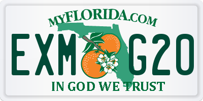 FL license plate EXMG20