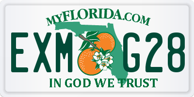 FL license plate EXMG28