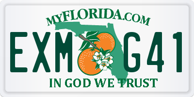 FL license plate EXMG41