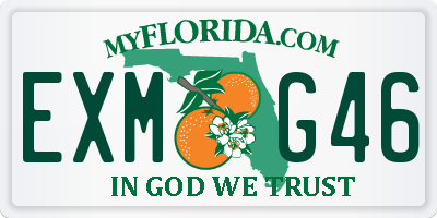FL license plate EXMG46