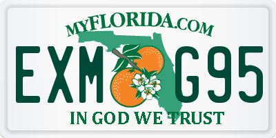 FL license plate EXMG95