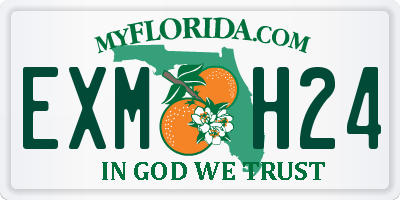 FL license plate EXMH24