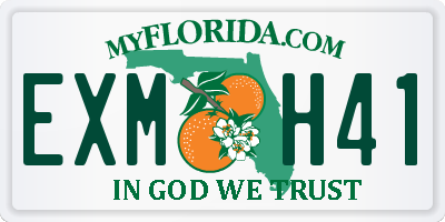 FL license plate EXMH41