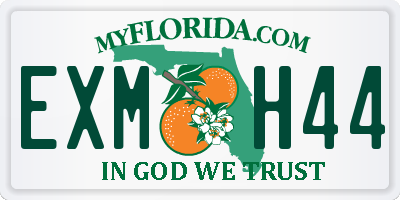 FL license plate EXMH44