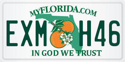 FL license plate EXMH46