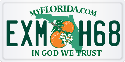 FL license plate EXMH68