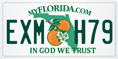 FL license plate EXMH79
