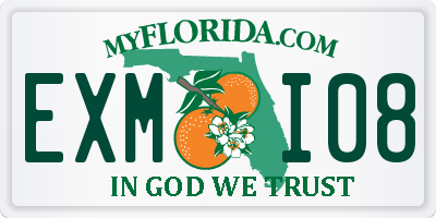 FL license plate EXMI08