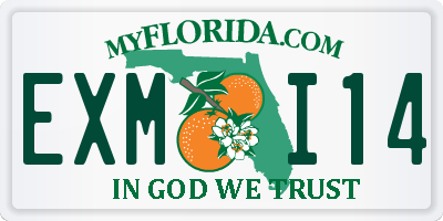 FL license plate EXMI14