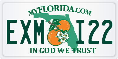 FL license plate EXMI22