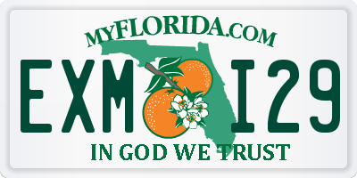 FL license plate EXMI29