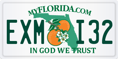FL license plate EXMI32