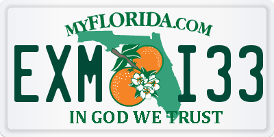 FL license plate EXMI33