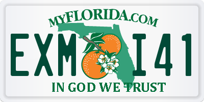FL license plate EXMI41