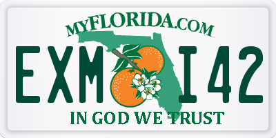 FL license plate EXMI42