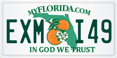 FL license plate EXMI49