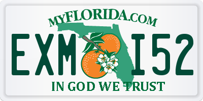 FL license plate EXMI52