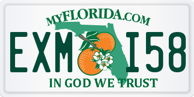 FL license plate EXMI58