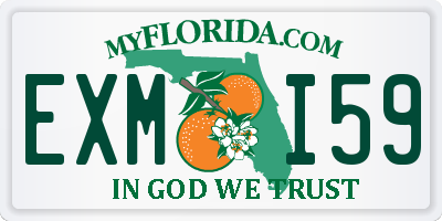 FL license plate EXMI59