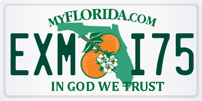 FL license plate EXMI75
