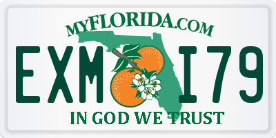FL license plate EXMI79
