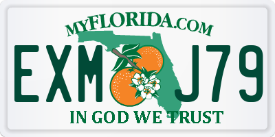 FL license plate EXMJ79