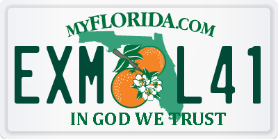 FL license plate EXML41