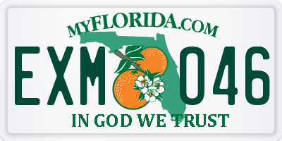 FL license plate EXMO46