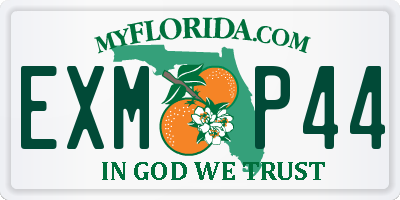 FL license plate EXMP44