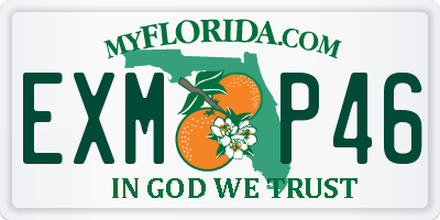 FL license plate EXMP46