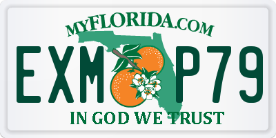 FL license plate EXMP79