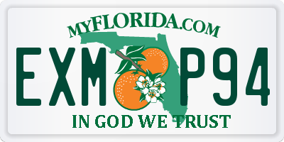 FL license plate EXMP94