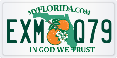 FL license plate EXMQ79