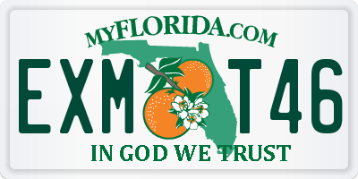 FL license plate EXMT46