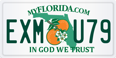 FL license plate EXMU79