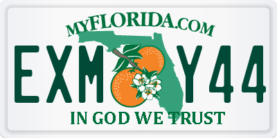 FL license plate EXMY44