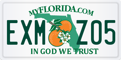 FL license plate EXMZ05