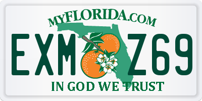 FL license plate EXMZ69