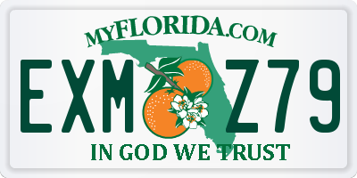 FL license plate EXMZ79