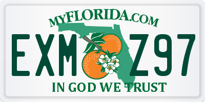 FL license plate EXMZ97