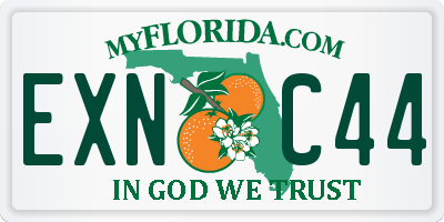 FL license plate EXNC44