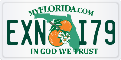 FL license plate EXNI79