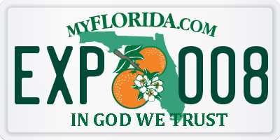FL license plate EXPO08