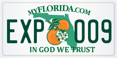 FL license plate EXPO09