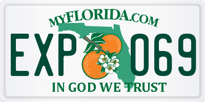 FL license plate EXPO69