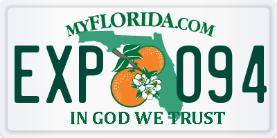 FL license plate EXPO94