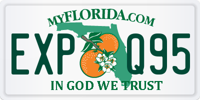 FL license plate EXPQ95